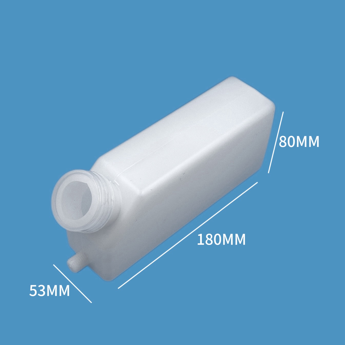 白色有牙500mL新长方形墨瓶
